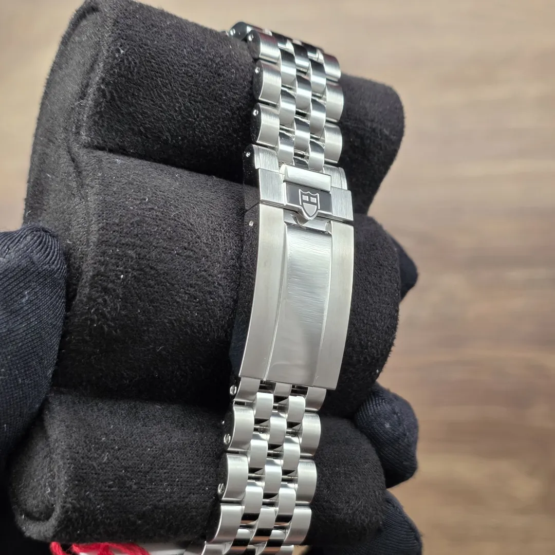 Tudor Black Bay Chrono “Panda” on Jubilee M79360N-0014 on wrist