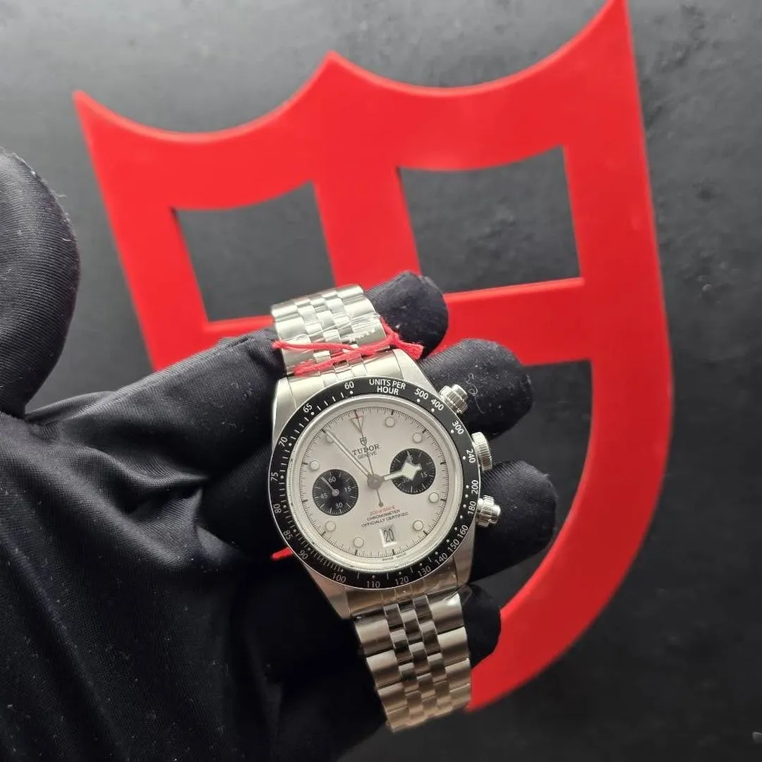 Tudor Black Bay Chrono “Panda” on Jubilee M79360N-0014 on wrist