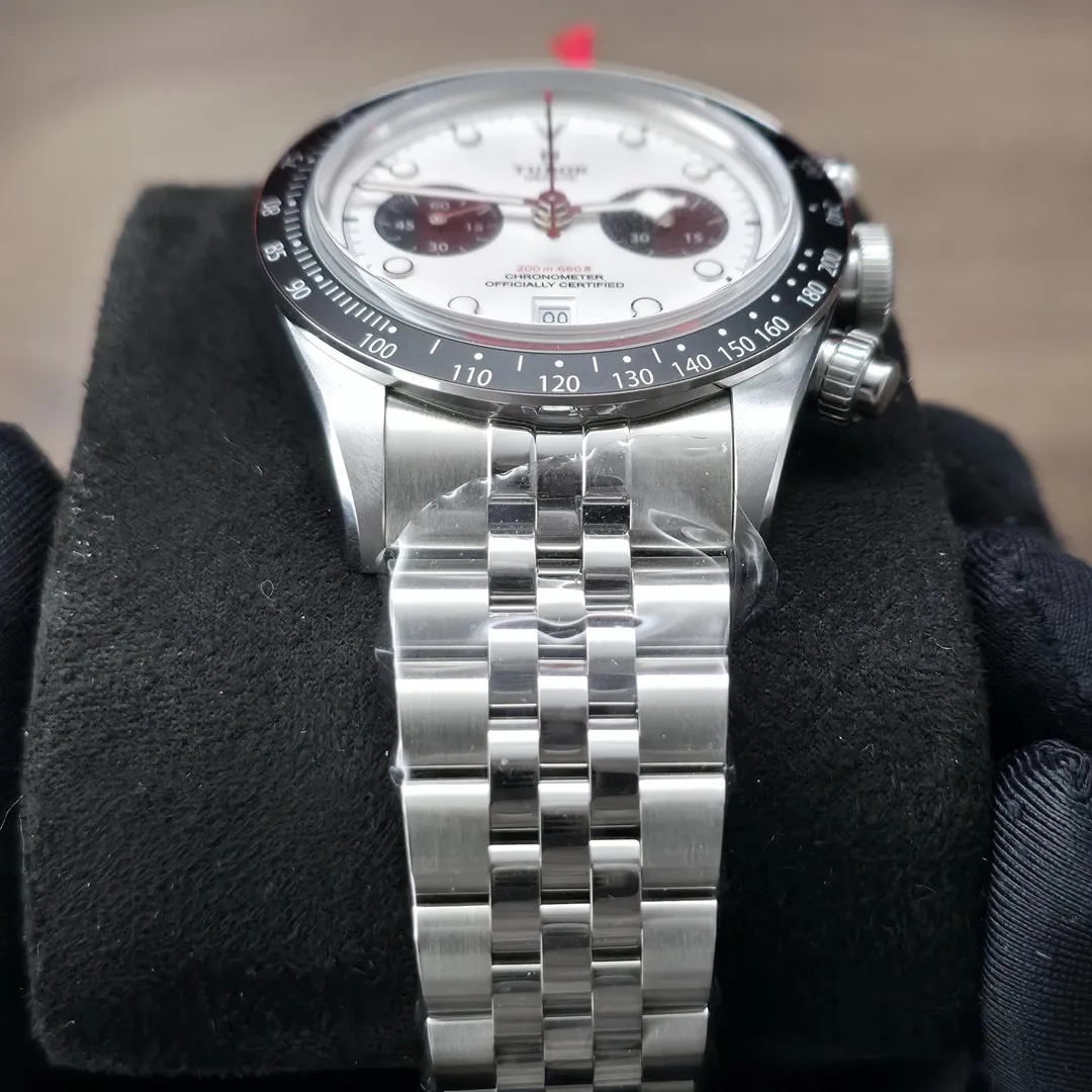 Tudor Black Bay Chrono “Panda” on Jubilee M79360N-0014 on wrist