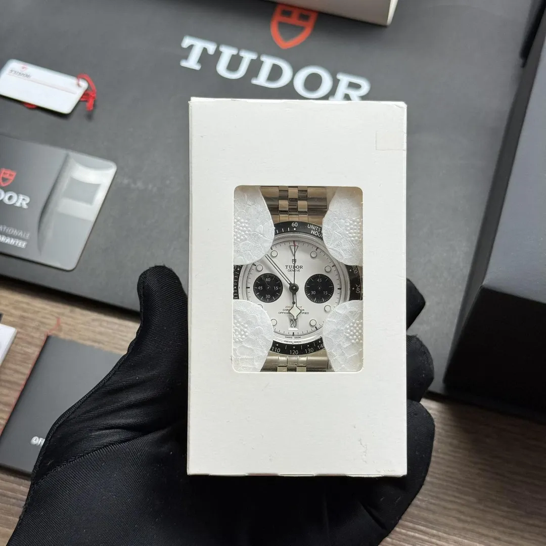 Tudor Black Bay Chrono “Panda” on Jubilee M79360N-0014 on wrist