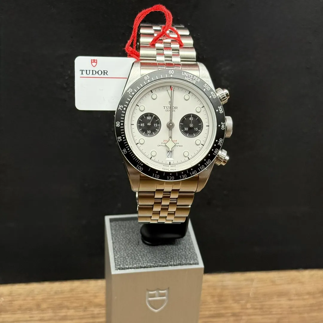 Tudor Black Bay Chrono “Panda” on Jubilee M79360N-0014 on wrist