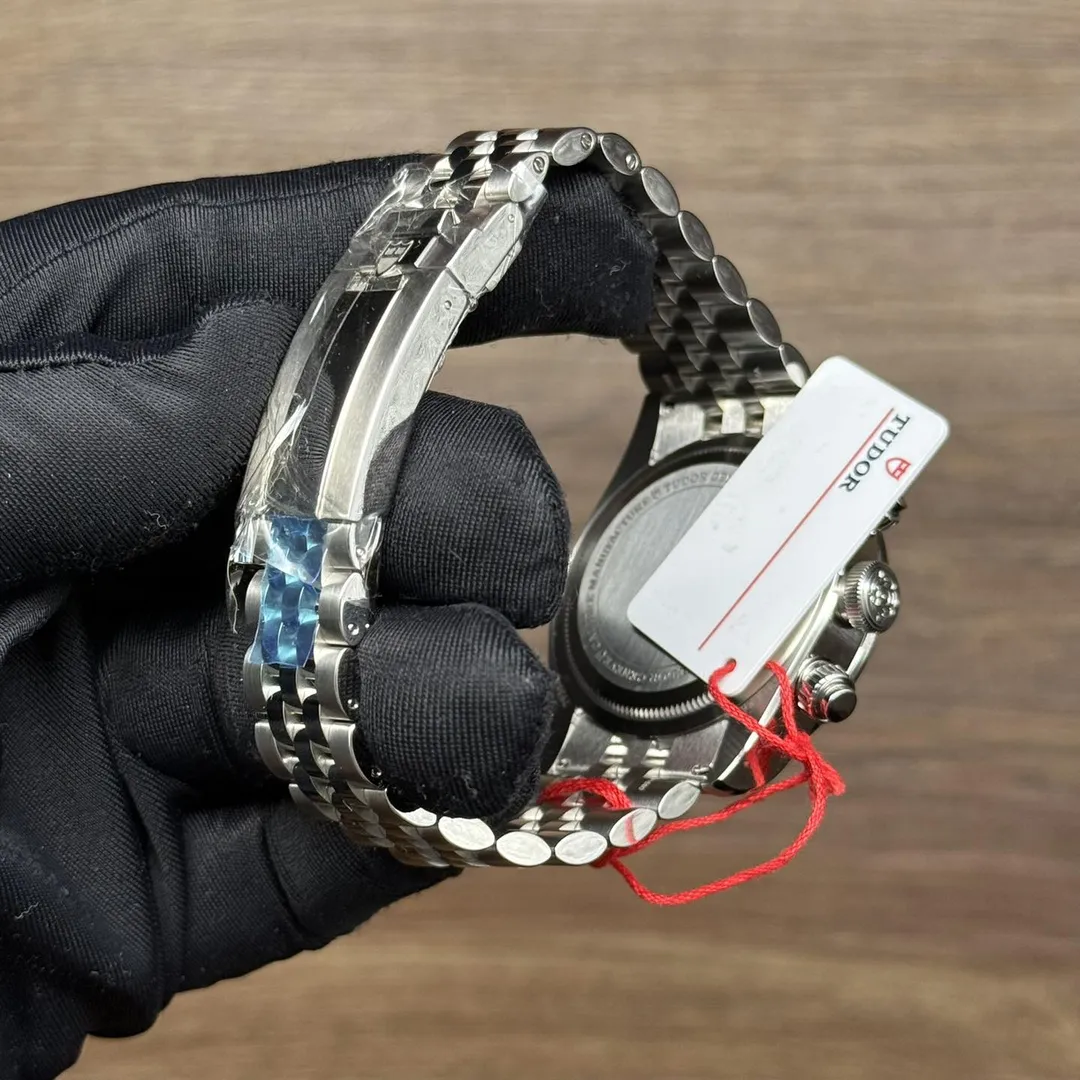 Tudor Black Bay Chrono “Panda” on Jubilee M79360N-0014 on wrist