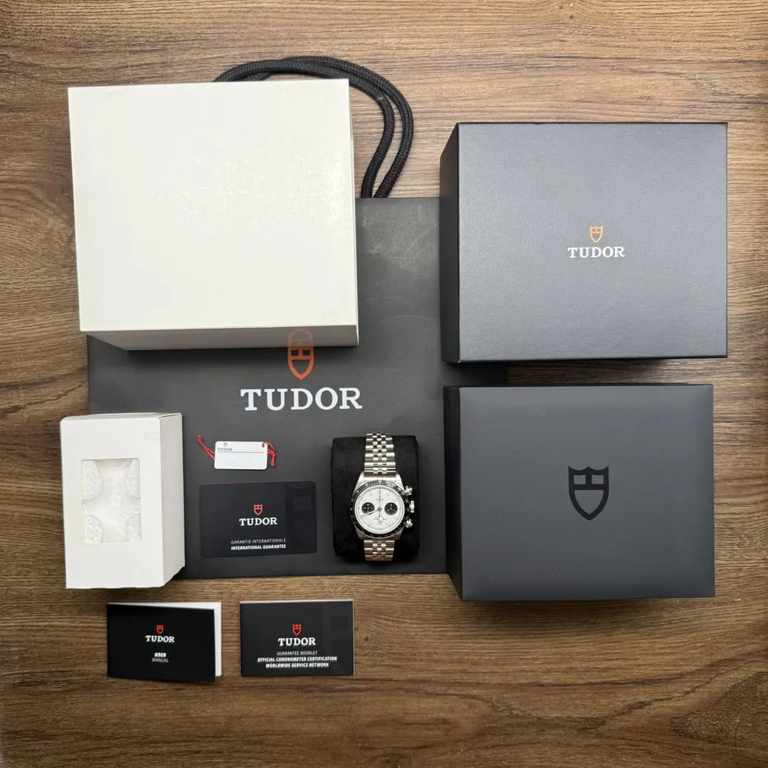 Tudor Black Bay Chrono “Panda” on Jubilee M79360N-0014 on wrist