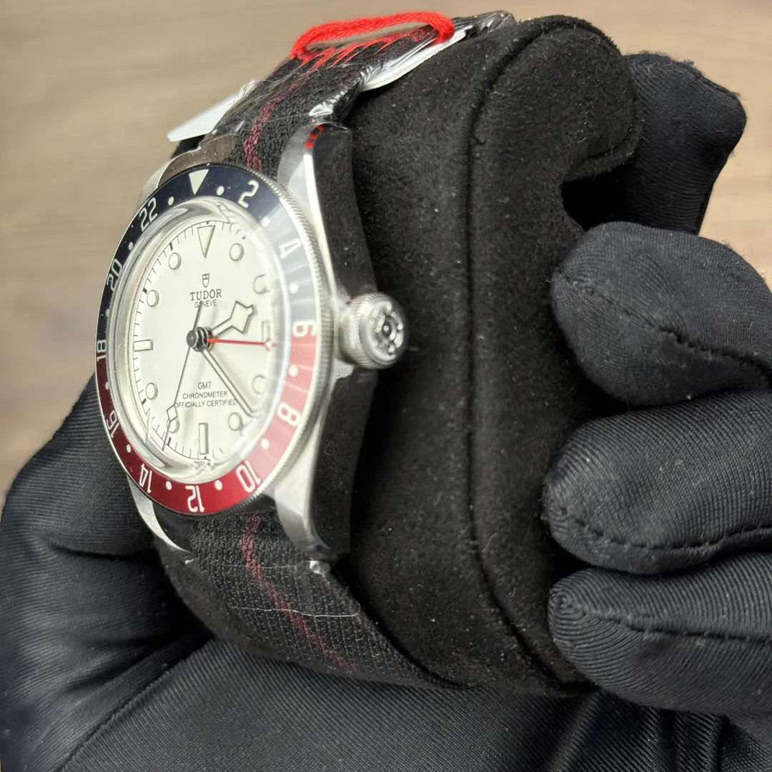 Tudor Black Bay GMT Opaline "Pepsi" Fabric strap