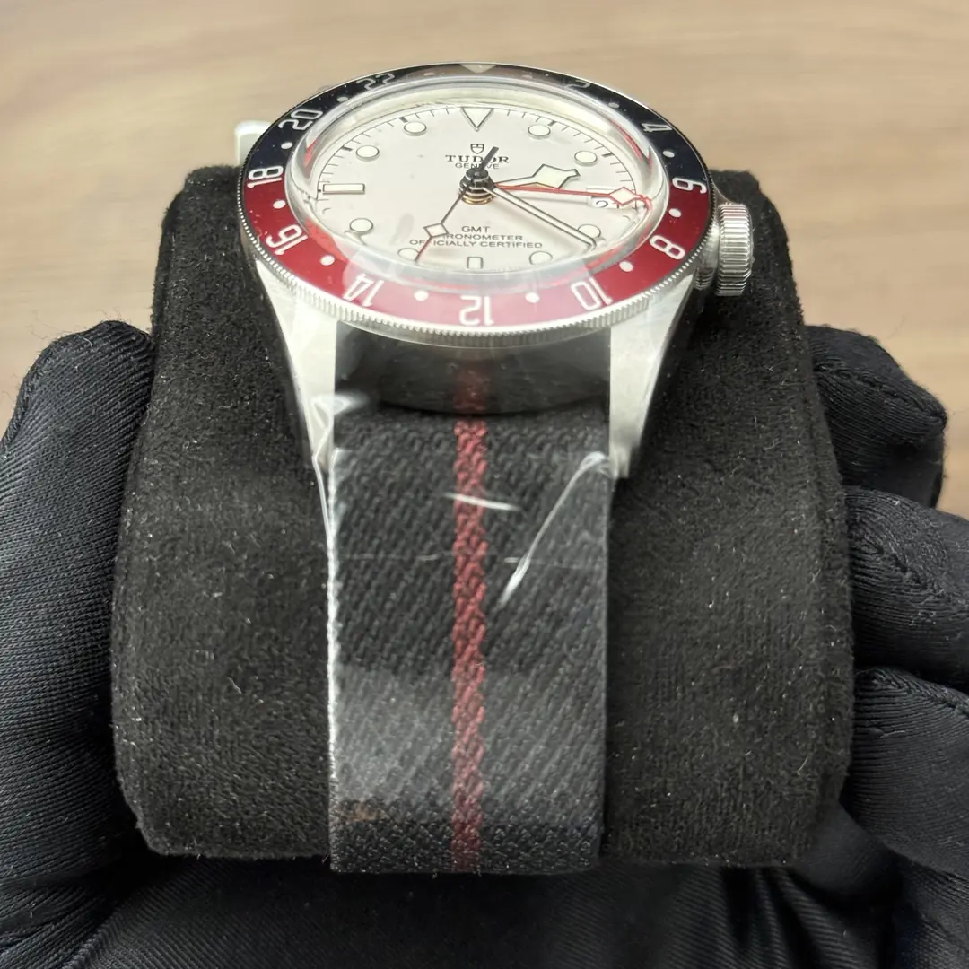 Tudor Black Bay GMT Opaline "Pepsi" Fabric strap