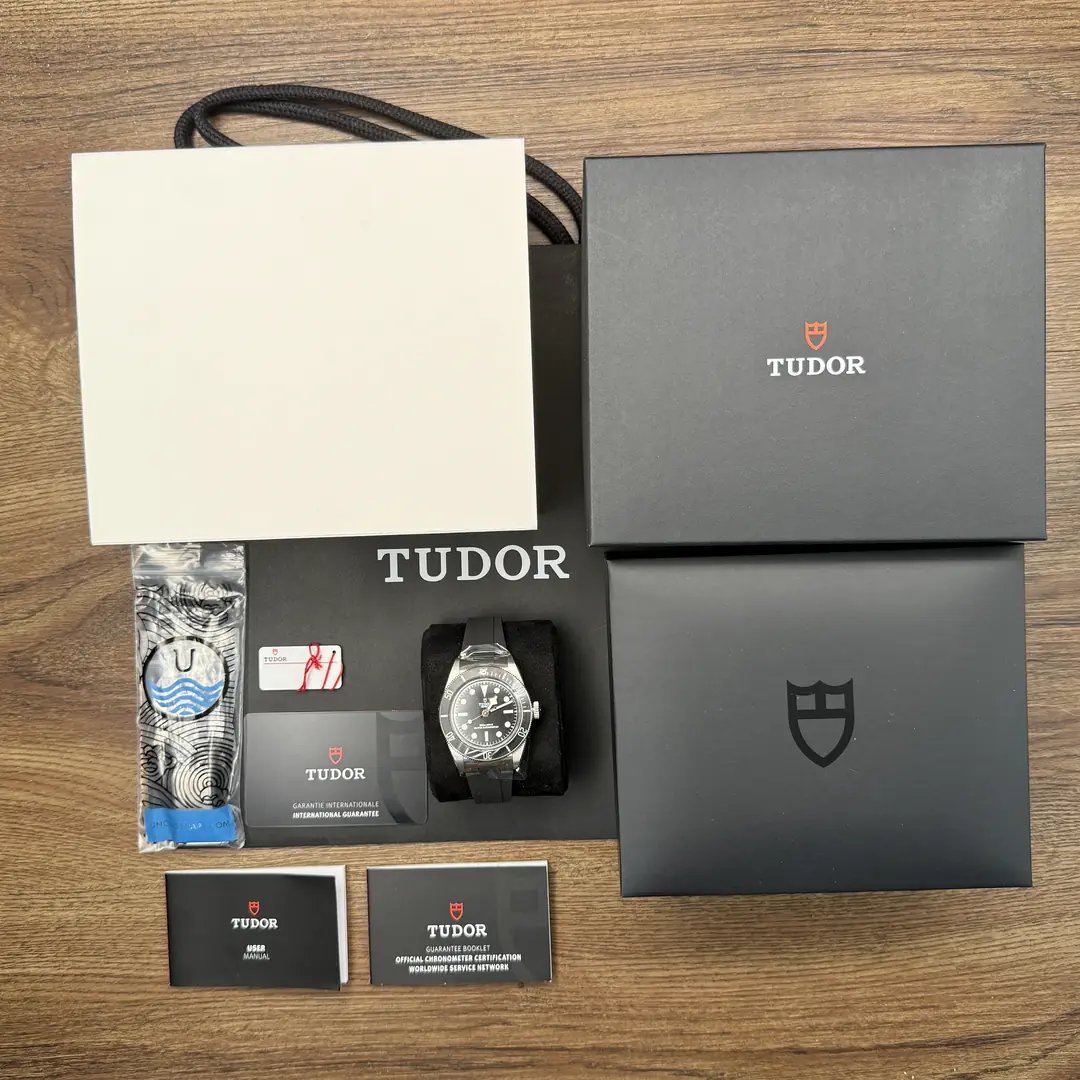 Tudor Black Bay Monochrome Rubber