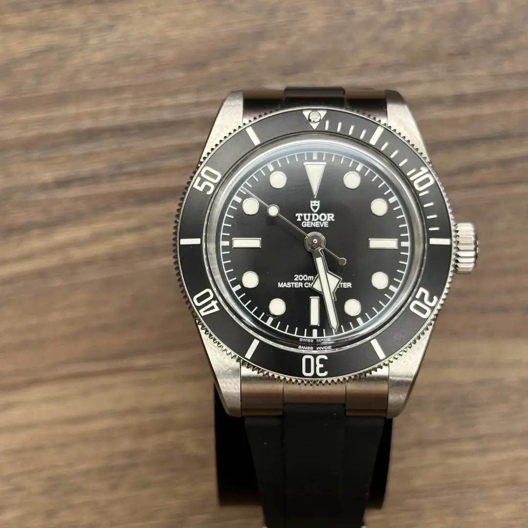 Black Bay Monochrome Rubber