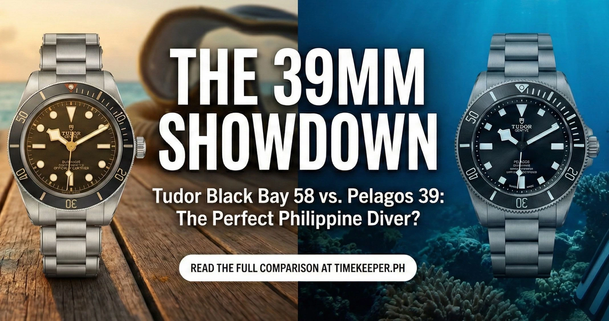 Tudor Black Bay 58 vs. Pelagos 39: Which is the Best 39mm Diver for the Philippines?
