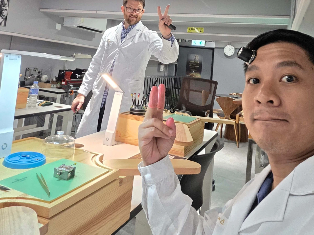 Norris Jay Perez — AmplitudeHK certified watchmaker at the masterclass